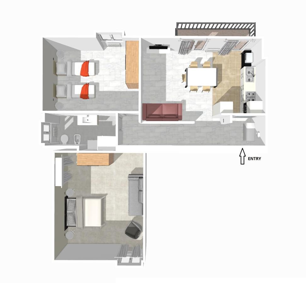 Lab3 City Private Apartment - 2 Bedrooms Pavia Eksteriør billede